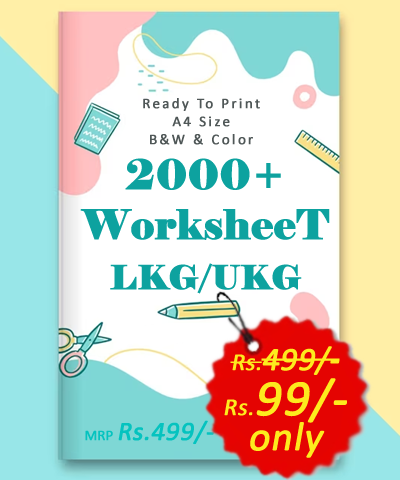 2000+ Ready to print Worksheet for LKG/UKG Students