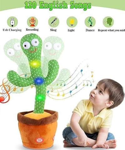 LED Musical Dancing & Mimicry Cactus Toy